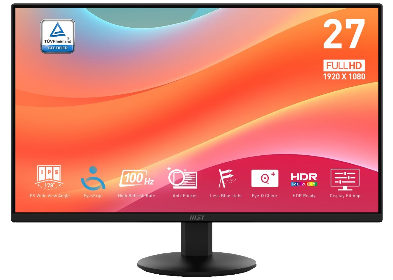 MSI 27 Zoll Monitor TFT PRO MP272LNT - Bild 1