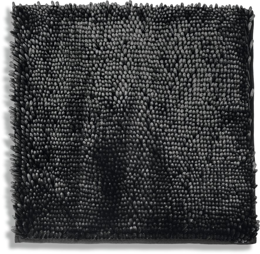 Dekor  Badematte Chenille -versch. Ausf&uuml;hrungen - anthrazit - Bild 1