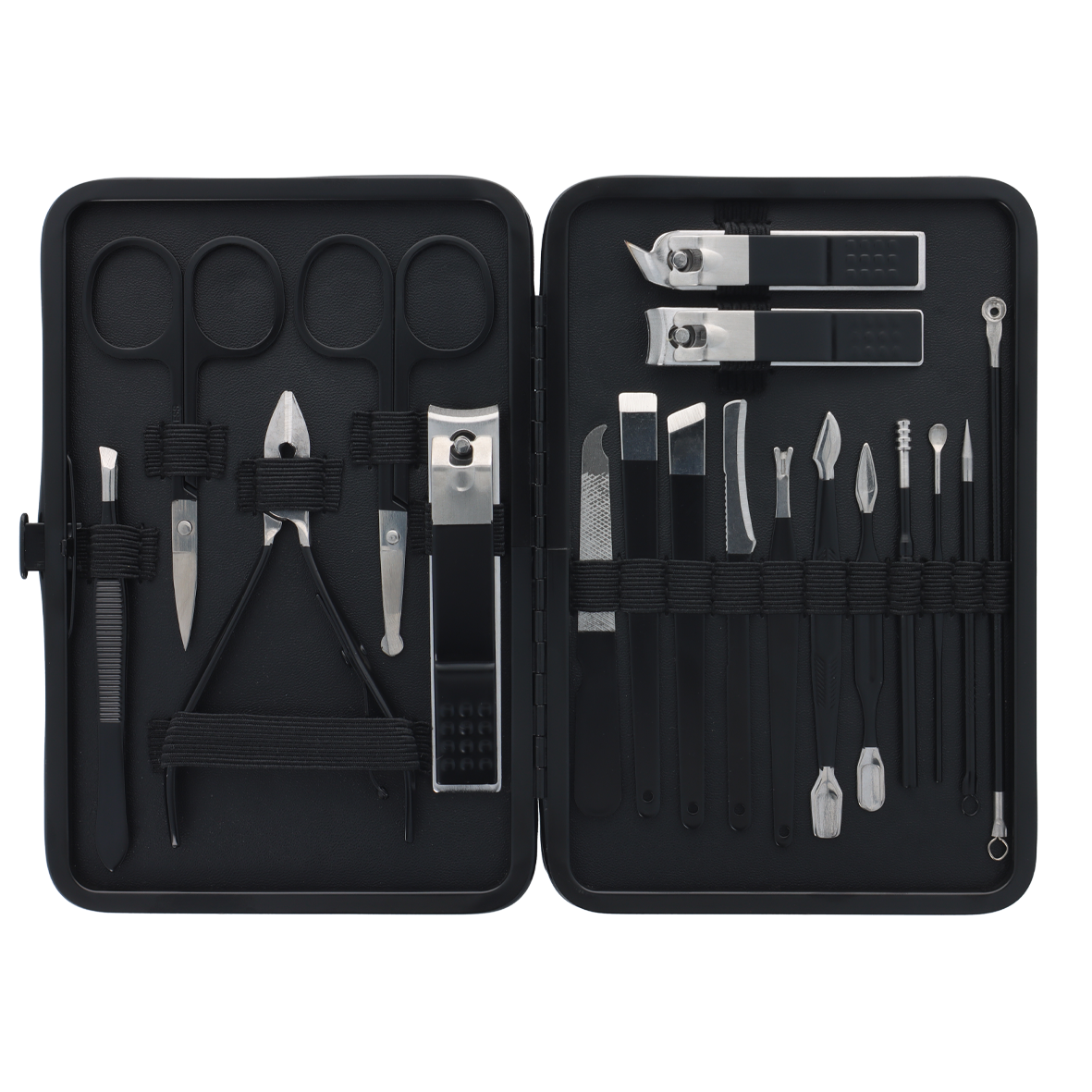 Blackbird Profi-Manik&uuml;re Set 18 tlg. schwarz - Bild 1