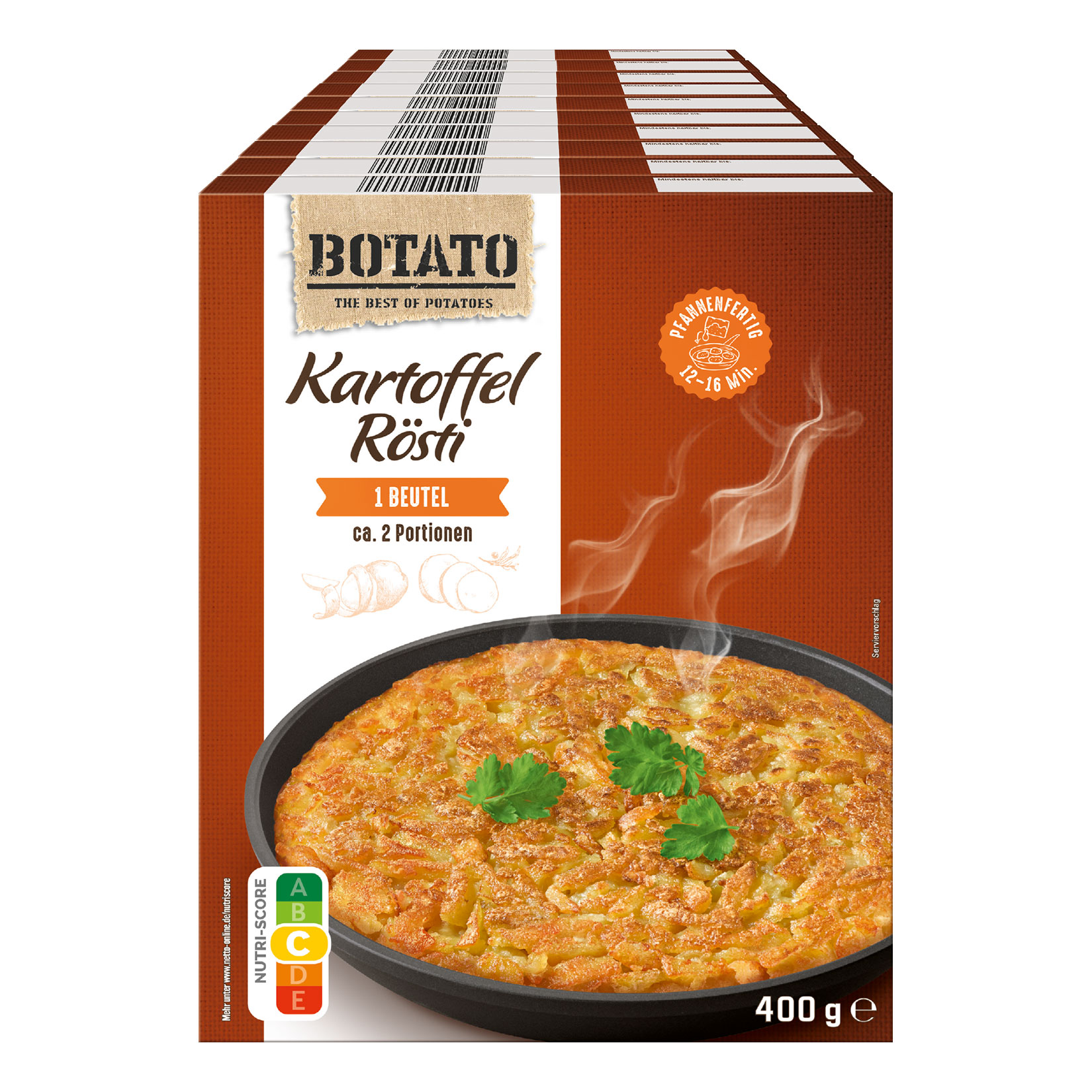 Botato R&ouml;sti 400 g, 10er Pack - Bild 1
