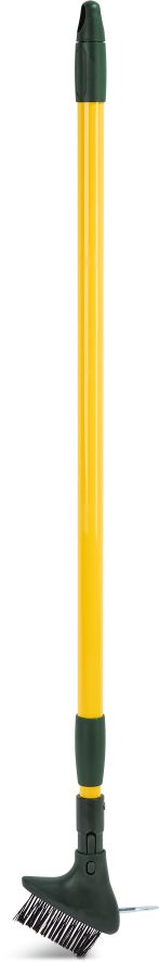 Unkrautb&uuml;rste gr&uuml;n, gelb - Bild 1
