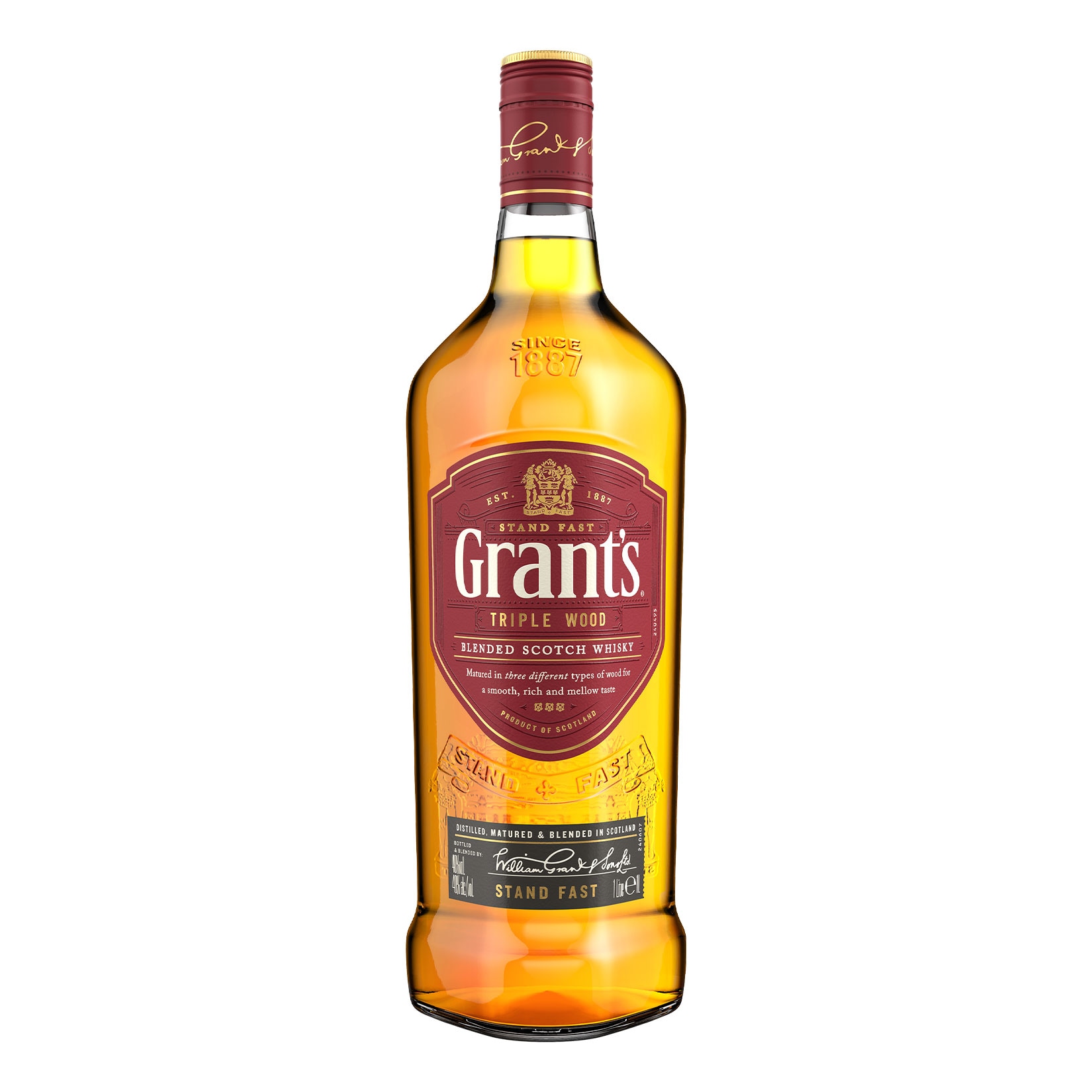 Grant's Triple Wood Whiskey 40 % vol 1 Liter - Bild 1