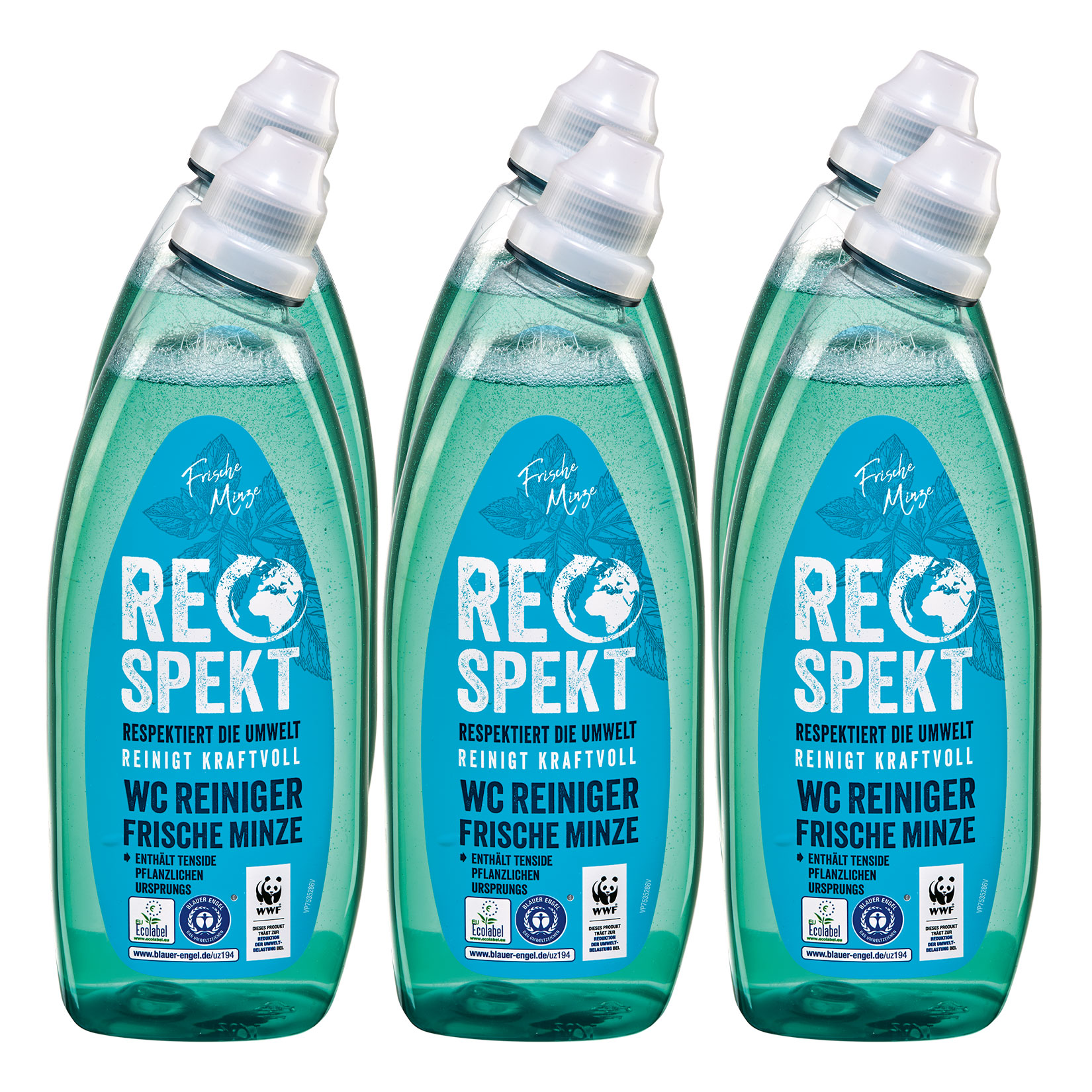 Respekt WC Reinger 750 ml, 6er Pack - Bild 1