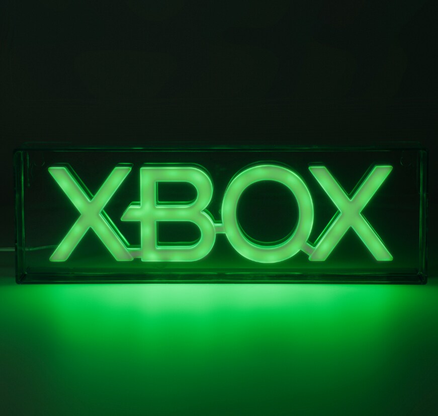 LED Gaming Wandlicht -versch. Ausf&uuml;hrungen - XBOX LED Neon - Bild 1