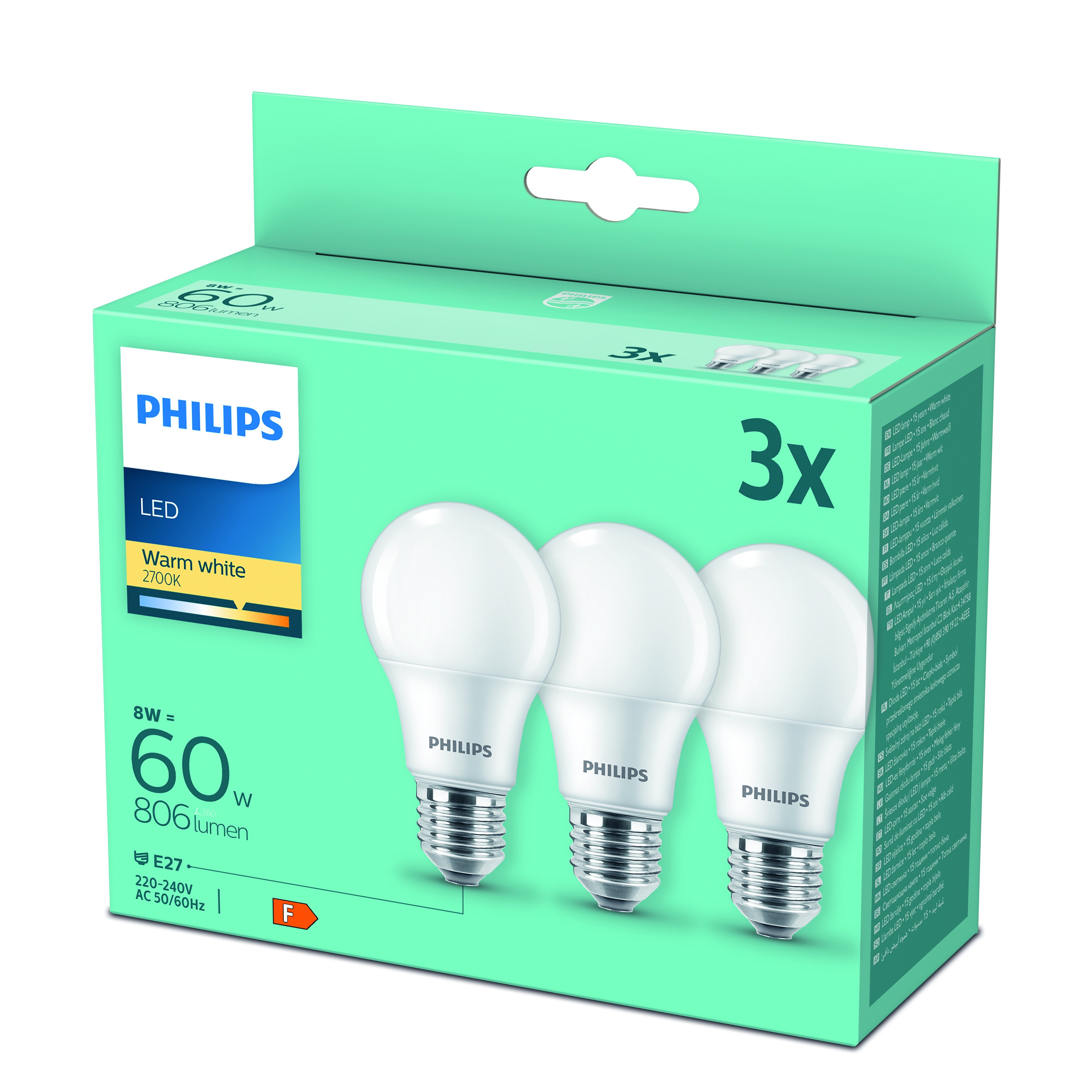 Philips LED E27 60W 3ST - Bild 1