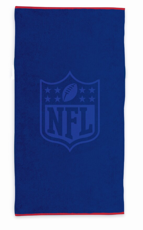 Duscht&uuml;cher NFL - versch- Ausf&uuml;hrungen - blau - Bild 1