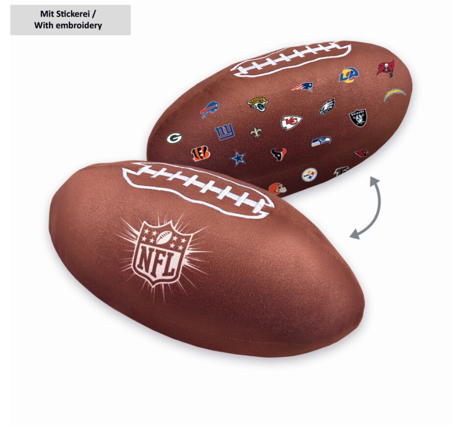 Kissen NFL - versch. Asuf&uuml;hrungen - Football - Bild 1