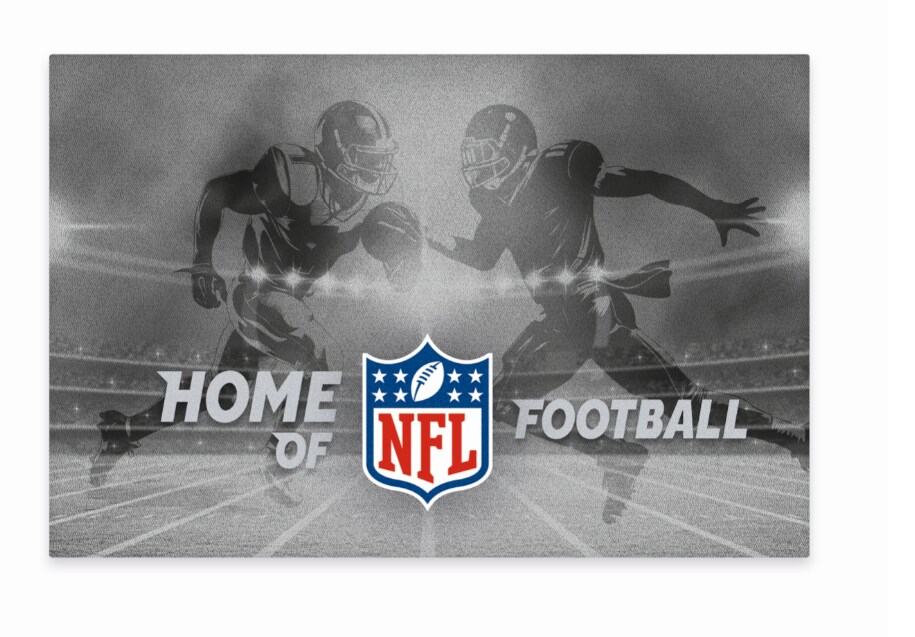 Fu&szlig;matte NFL -versch. Ausf&uuml;hrungen - Home of Football - Bild 1