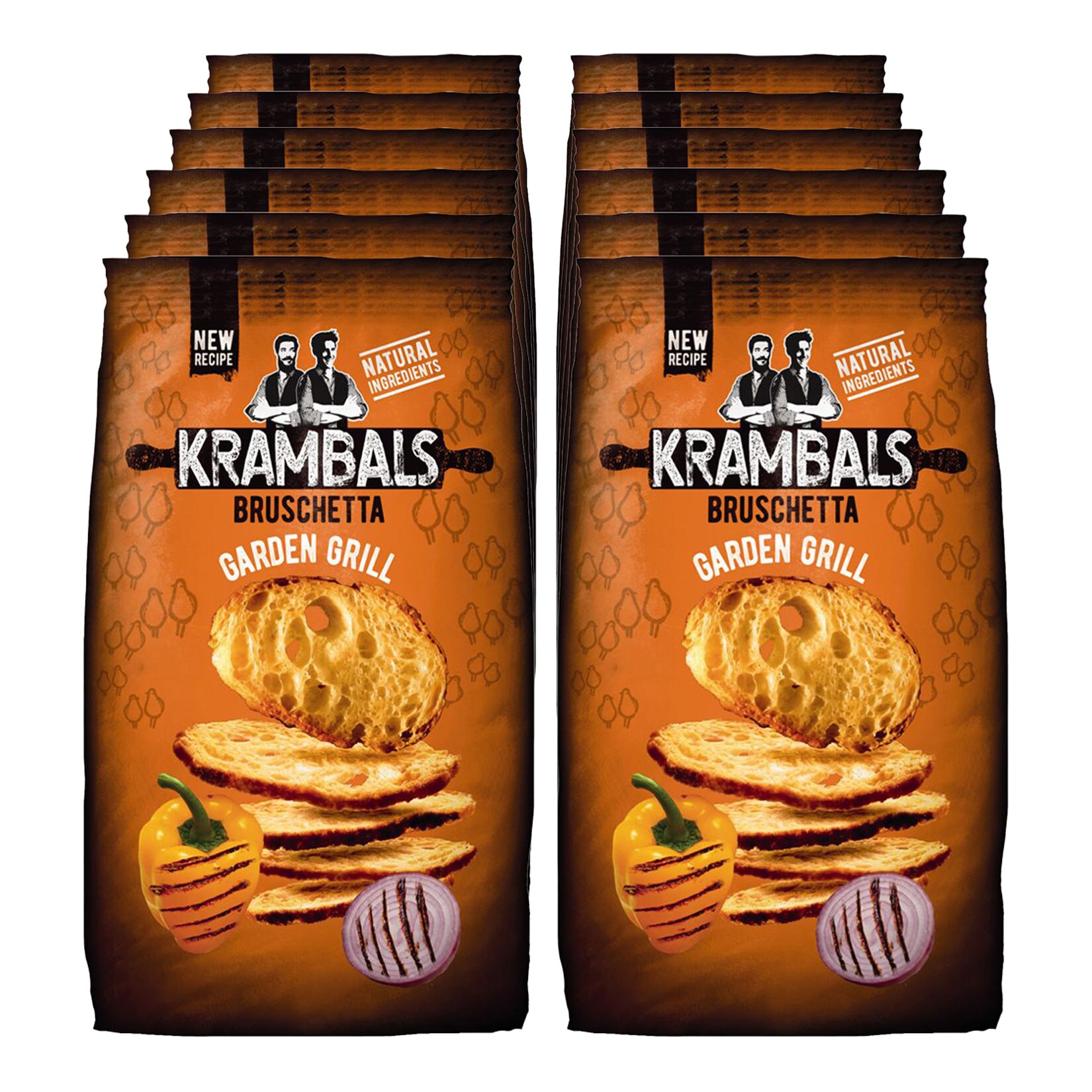 Krambals Brotchips Grillgeschmack 70 g, 12er Pack - Bild 1