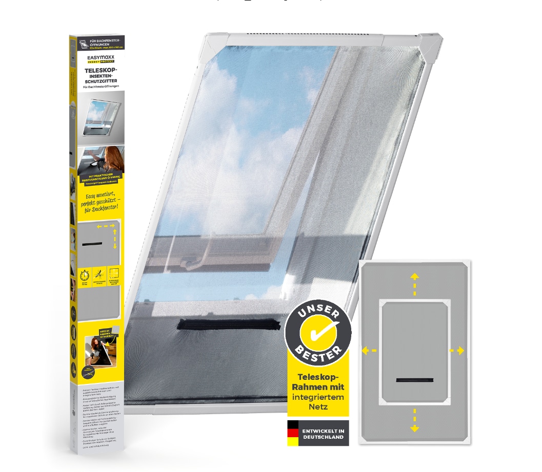 EASYmaxx Moskitonetz Magic Fit 100x160cm wei&szlig; - - Bild 1