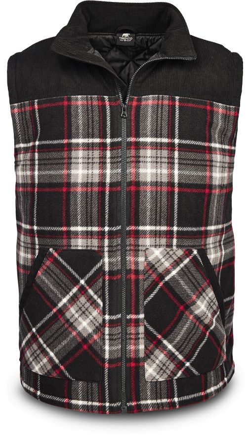 He. Fleecejacke SCHWARZ/ROT - GR. M - Bild 1