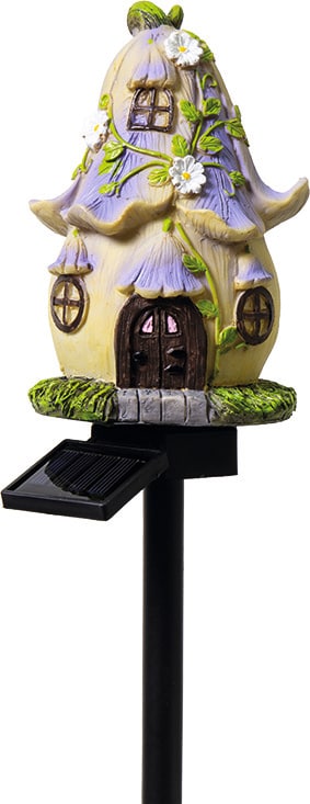 LED Solarhaus - Lila Haus - Bild 1