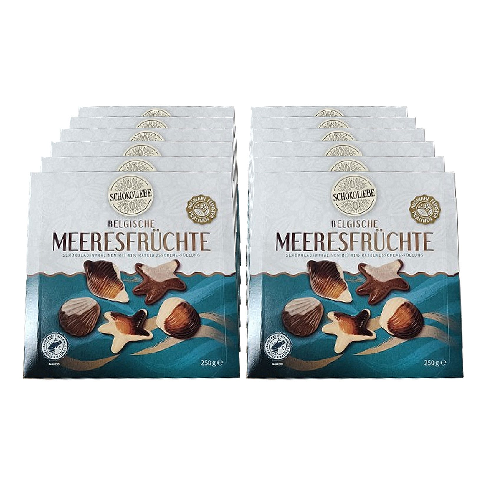 Natra Schokoliebe Meersefr&uuml;chte 250 g, 12er Pack - Bild 1