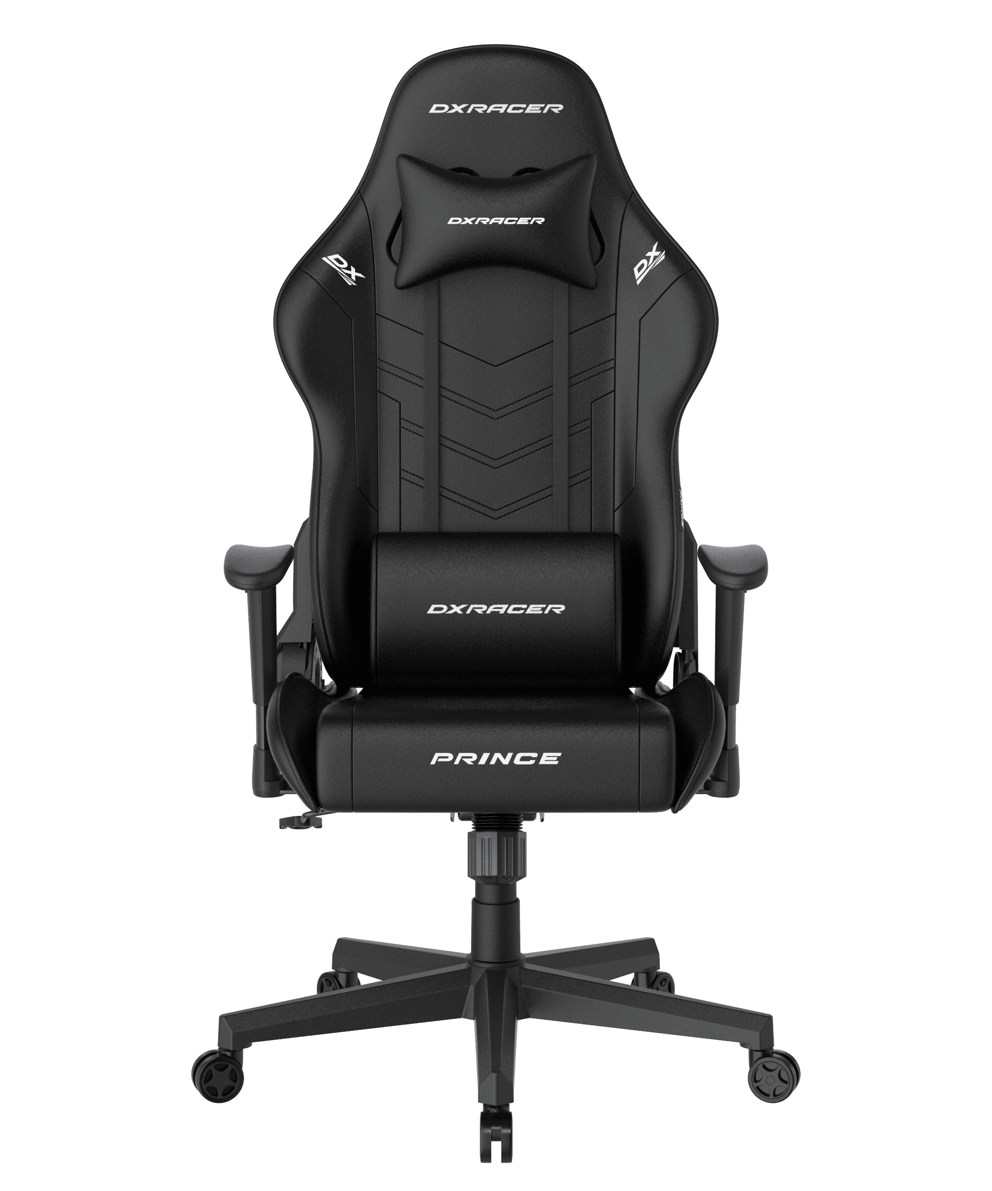 DXRacer Gaming Stuhl, GC/LPF132LTC/N, PRINCE Serie, Kunstleder schwarz - Bild 1
