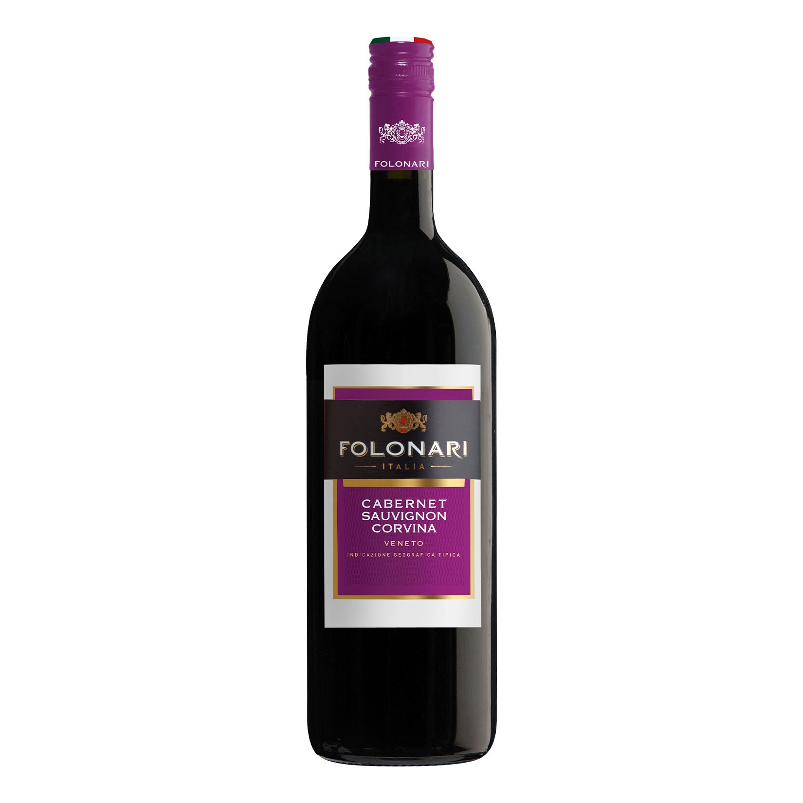 Folonari Cabernet Sauvignon Corvina Veneto IGT 12,5 % vol 1,0 Liter - Bild 1