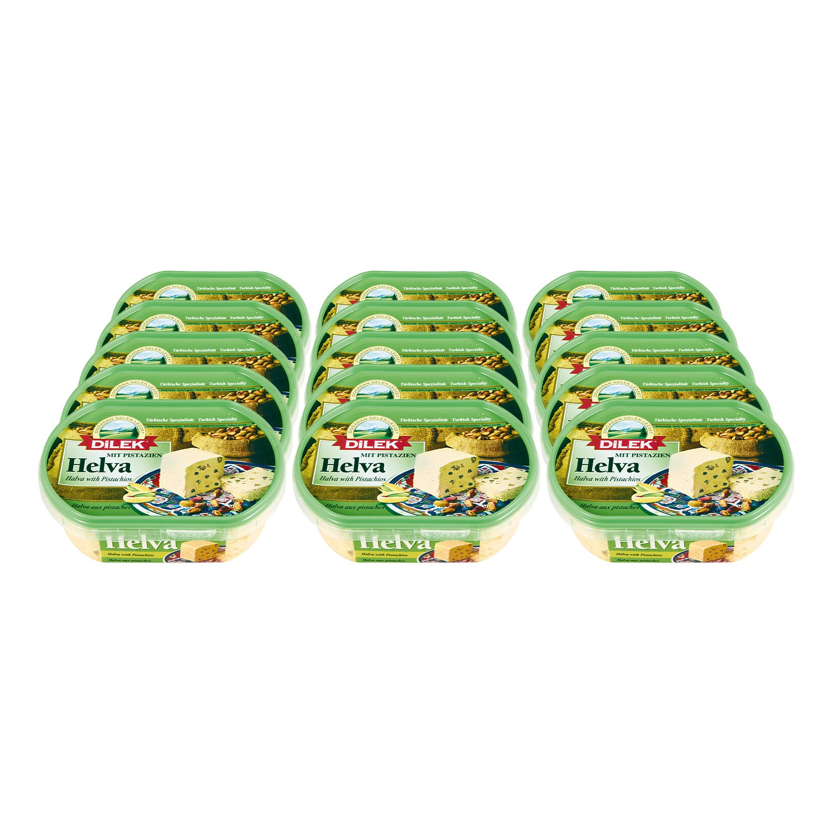 Dilek Helva mit Pistazie 360g, 15er Pack - Bild 1