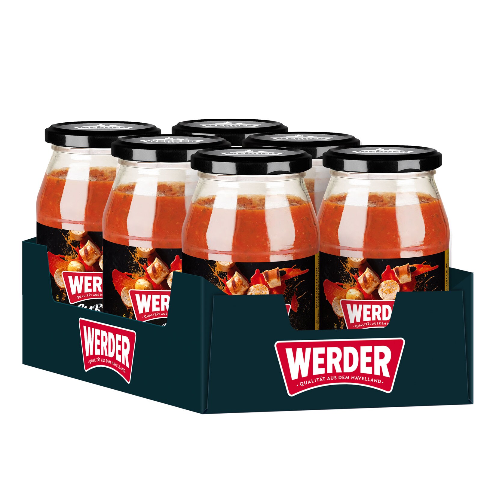 Werder Currywurstsauce 500g, 6er Pack - Bild 1