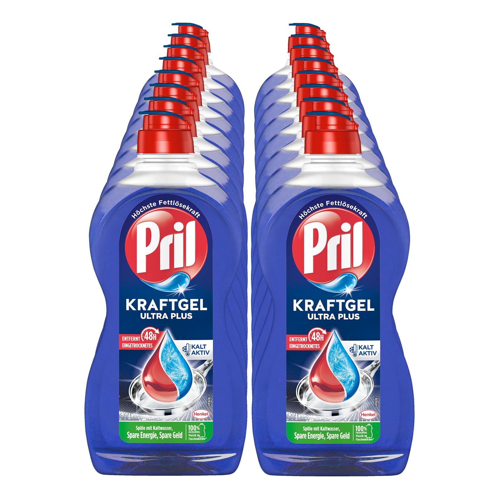 Pril Kraftgel Ultra Plus 450ml, 16er Pack - Bild 1