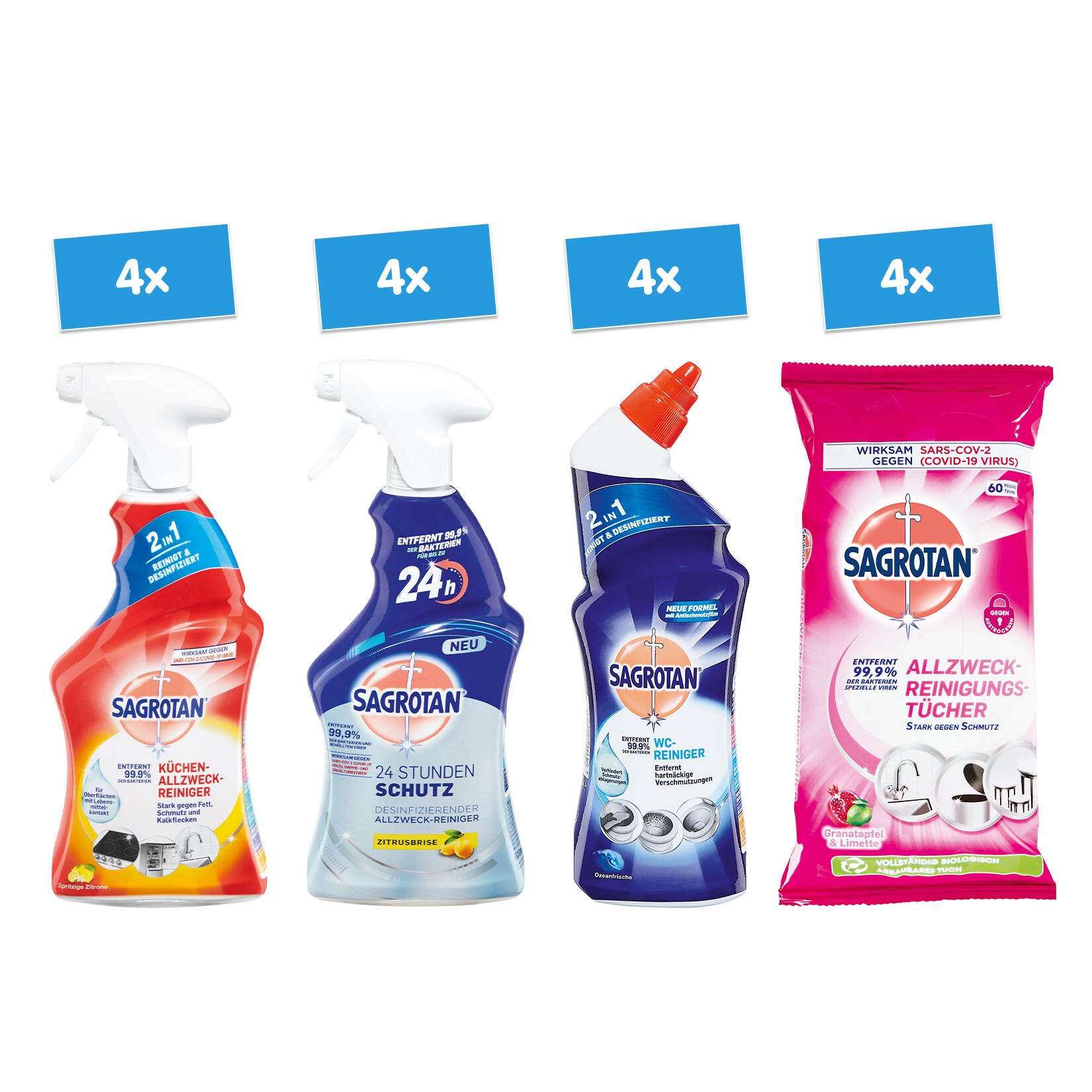 Sagrotan Reinigungspaket, 16er Pack - Bild 1