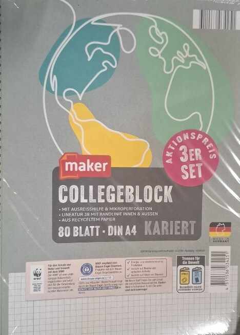 Collegeblock 3er - Bild 1