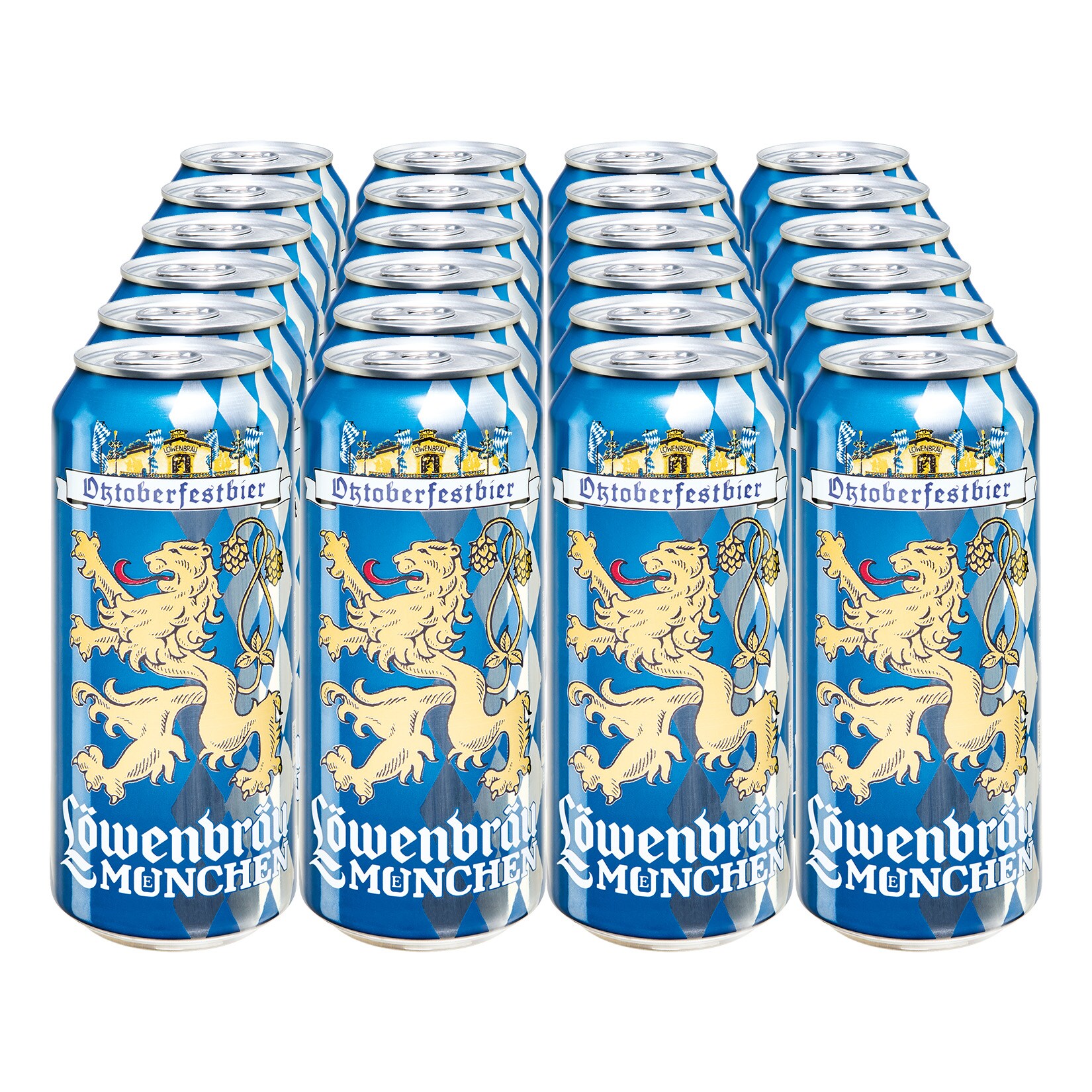 L&ouml;wenbr&auml;u Oktoberfest 6,1 % vol 0,5 Liter Dose, 24er Pack - Bild 1