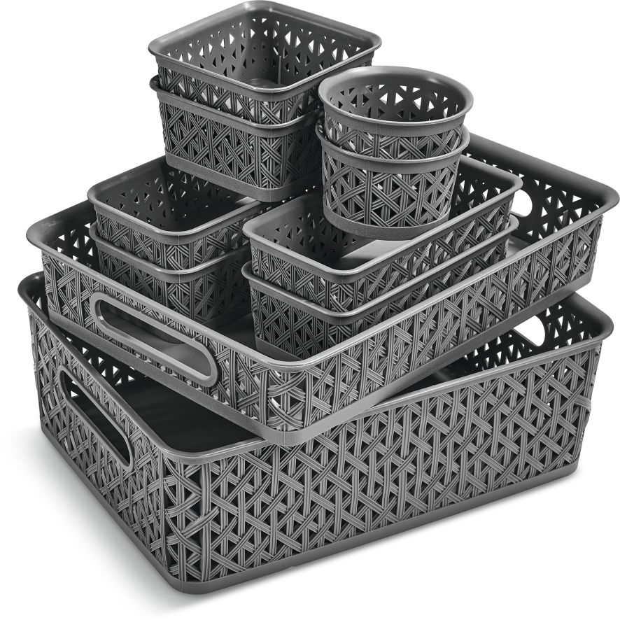 Aufbewahrungsset 10tlg. (grau) - Bild 1