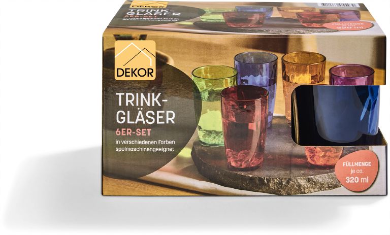 Trinkgl&auml;ser 6er - Bild 1