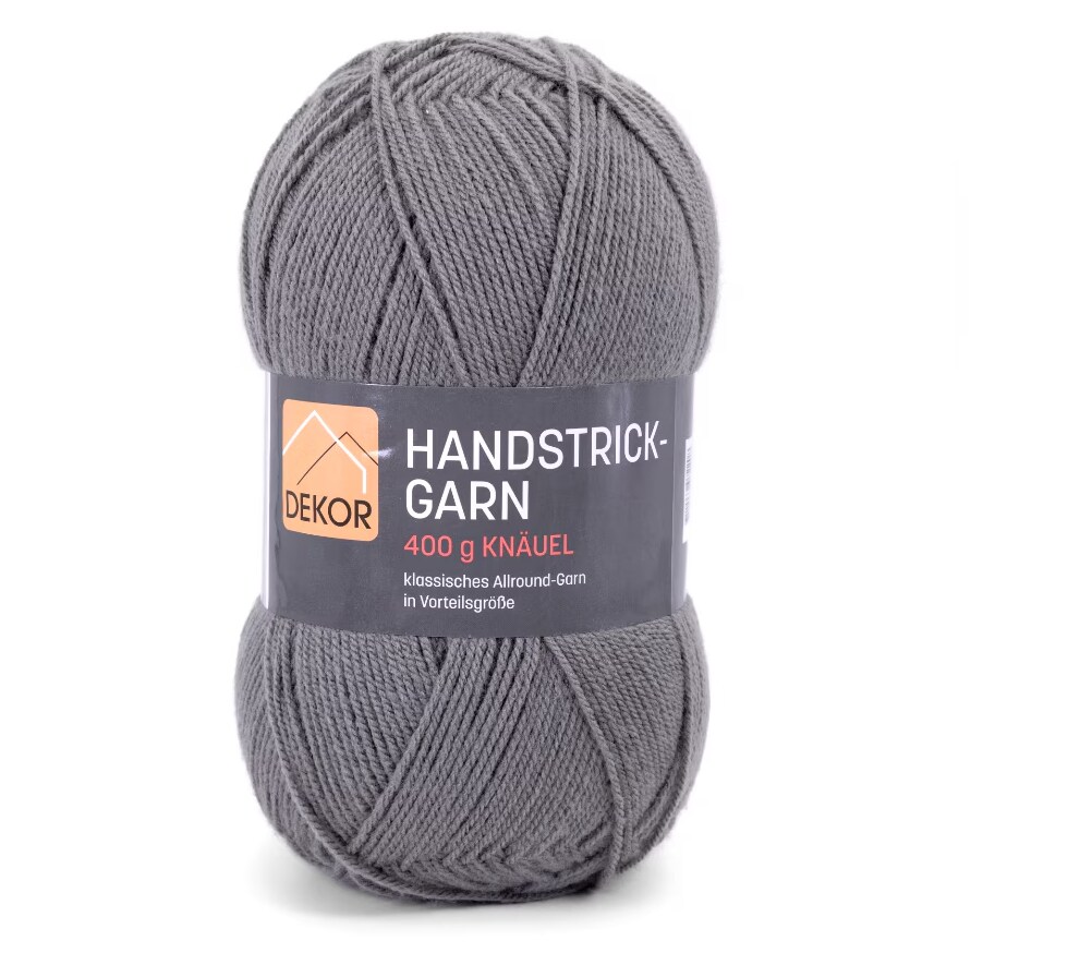 Handstrickgarn Gro&szlig;kn&auml;uel 400 g - anthrazit - Bild 1