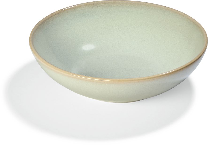 Moritz & Moritz Teller tief, 2er Set, Steinzeug, salbeigr&uuml;n - Bild 1