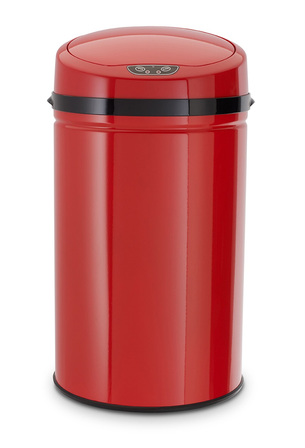 Abfalleimer 30L mit Sensor - INOX RED