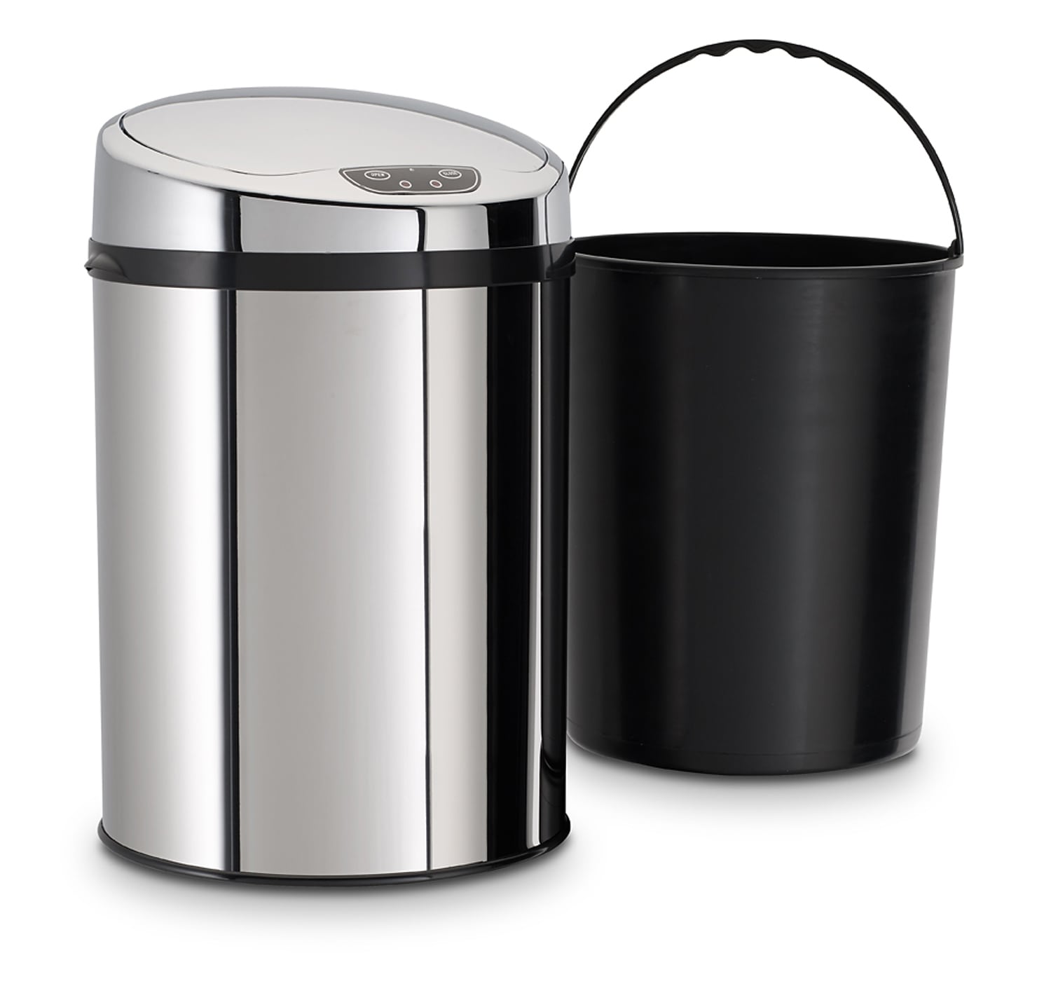 Badabfalleimer 9L mit Sensor-INOX - Bild 1