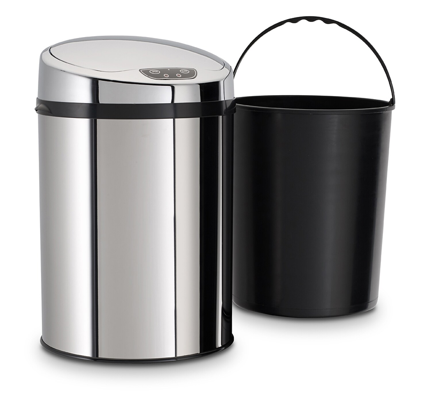 Badabfalleimer 9L mit Sensor-INOX