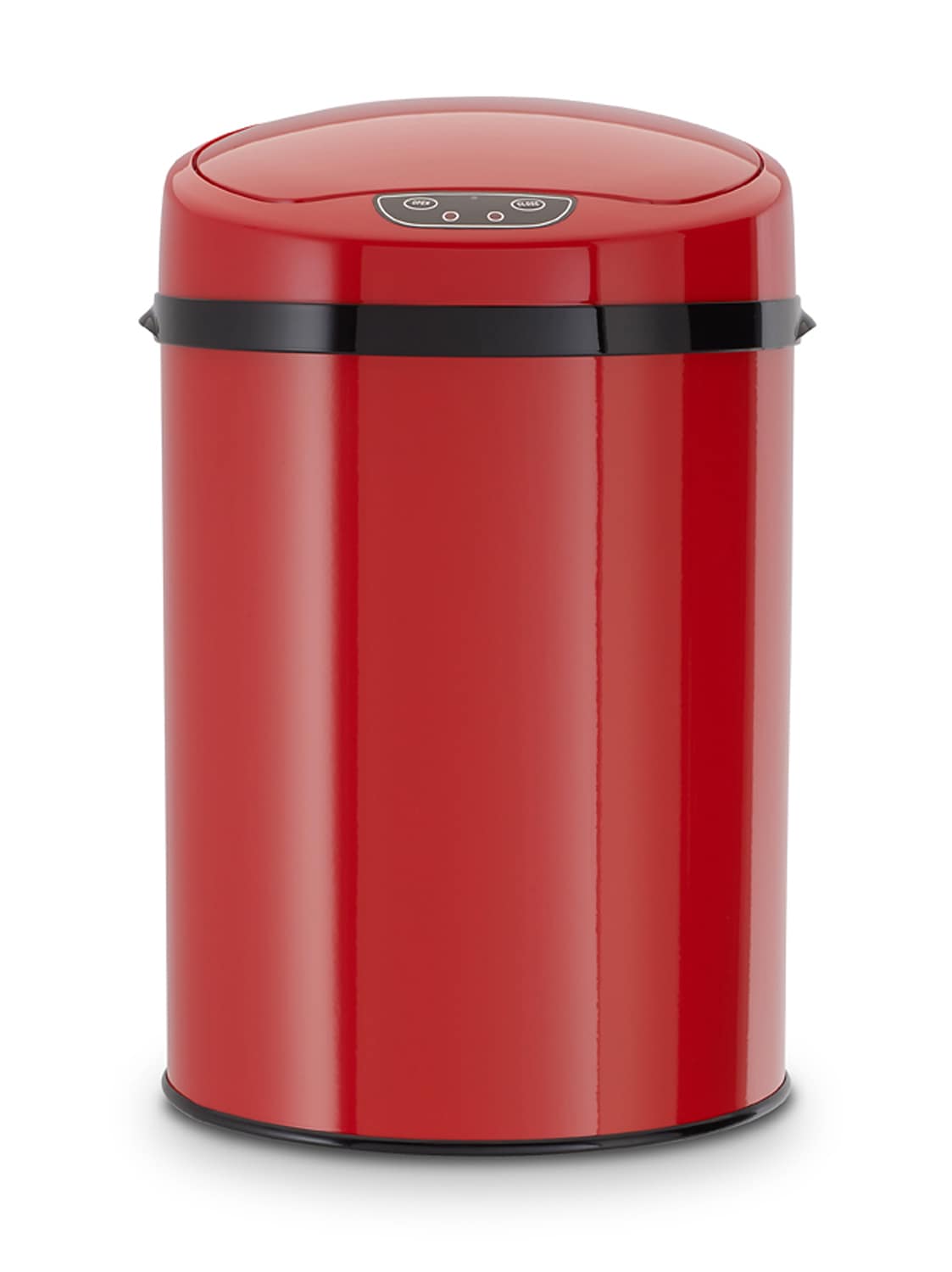 Badabfalleimer 9L mit Sensor-INOX RED - Bild 1