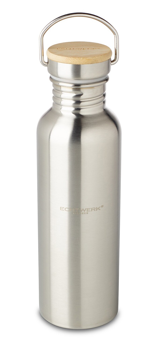 Trinkflasche mit Bambusdeckel 750ml