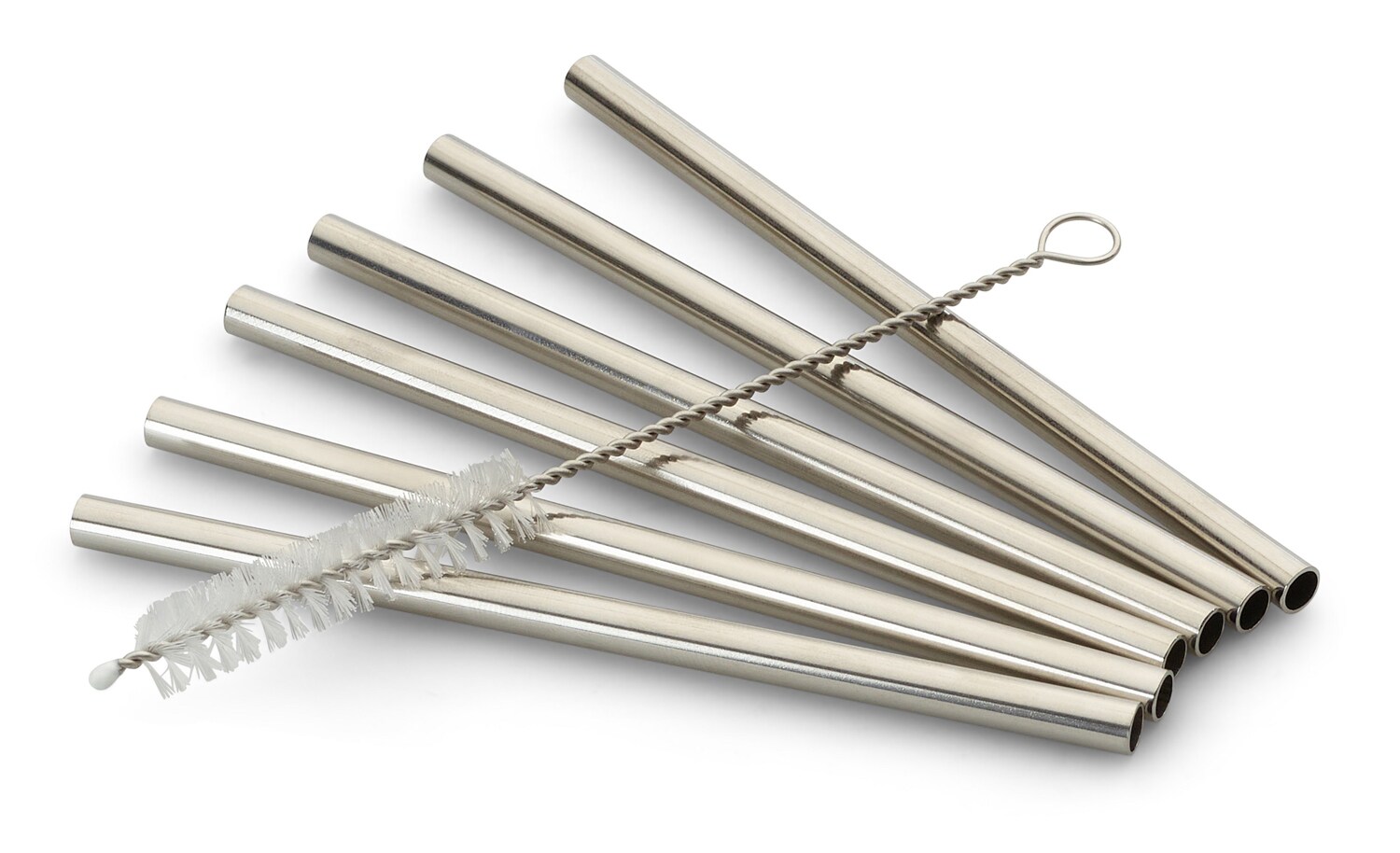 Trinkhalme Set 6tlg "small" aus Edelstahl - Bild 1
