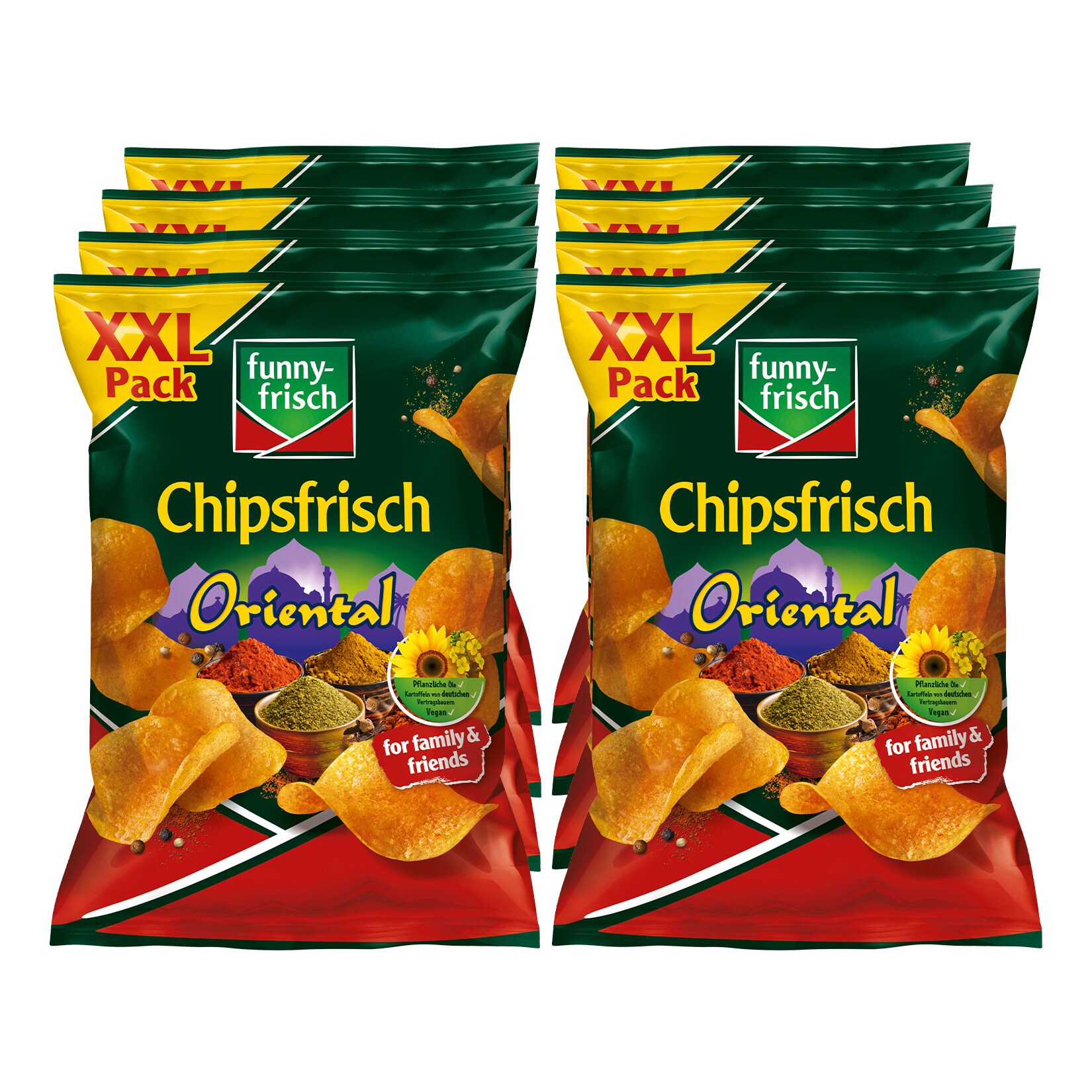 funny-frisch Chipsfrisch oriental 215 g, 8er Pack - Bild 1