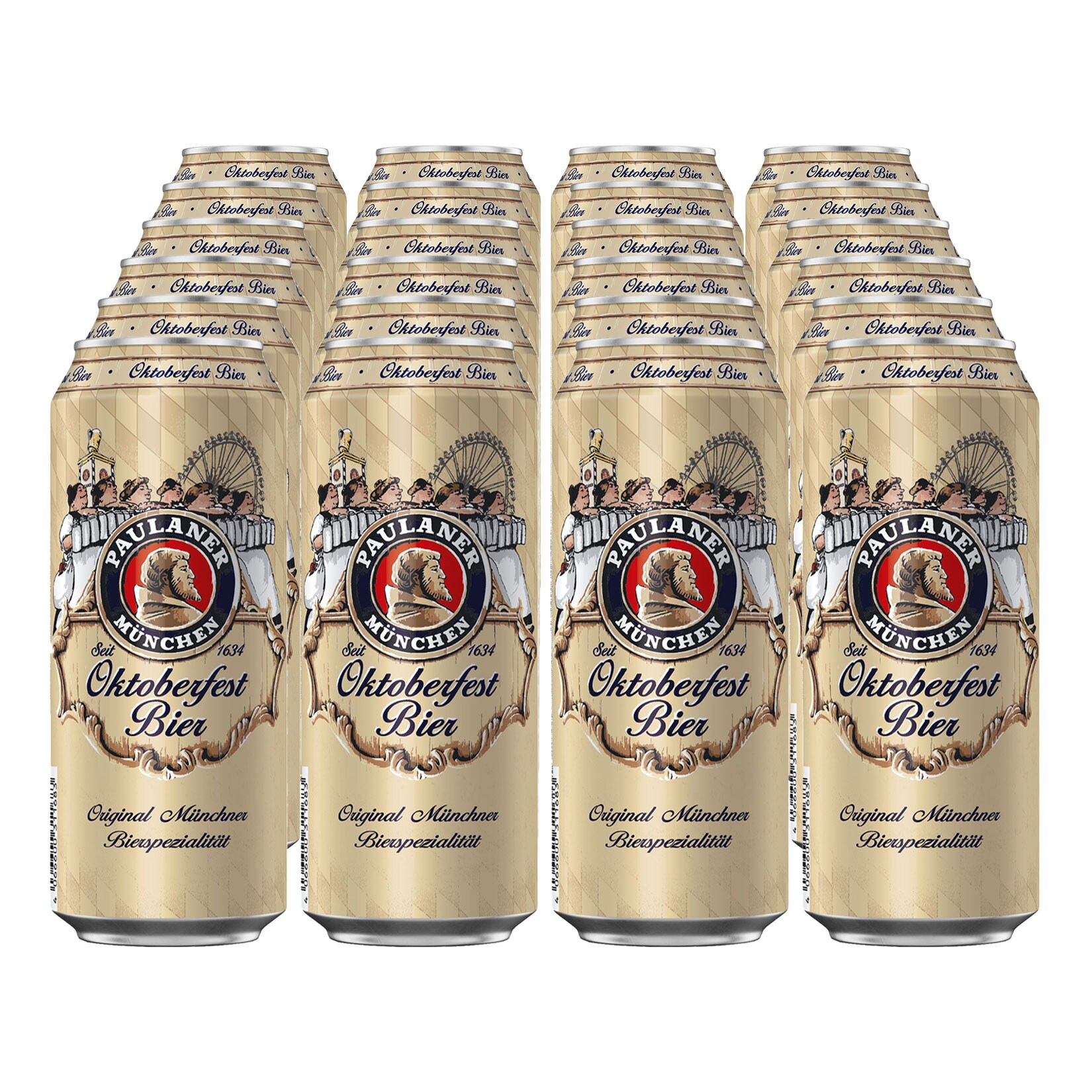 Paulaner Oktoberfest Bier 5,5 % Vol. 0,5 Liter Dose, 24er Pack - Bild 1