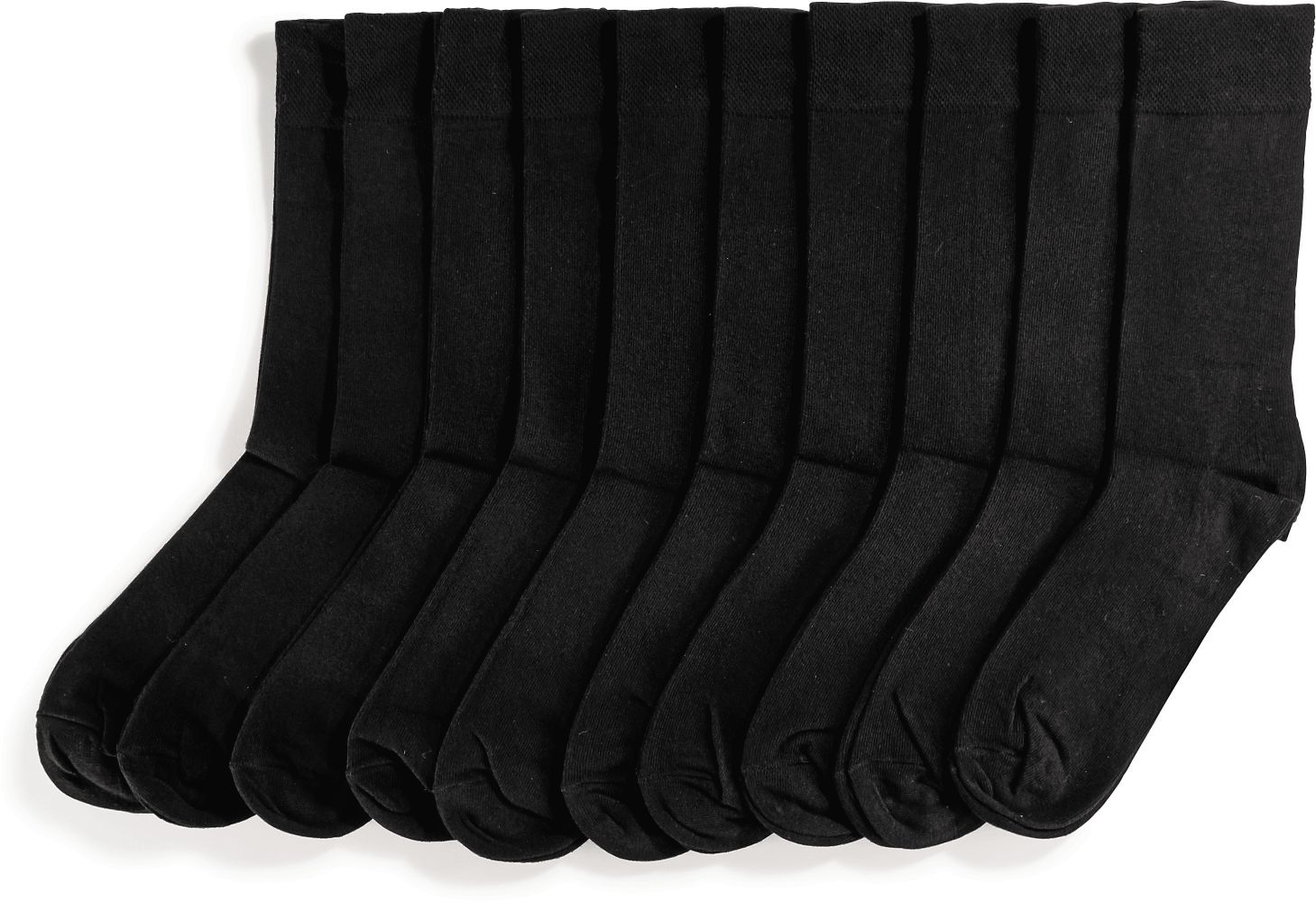 Spirit of colours Herren Socken GOTS 10er - schwarz, Gr. 39/42 - Bild 1