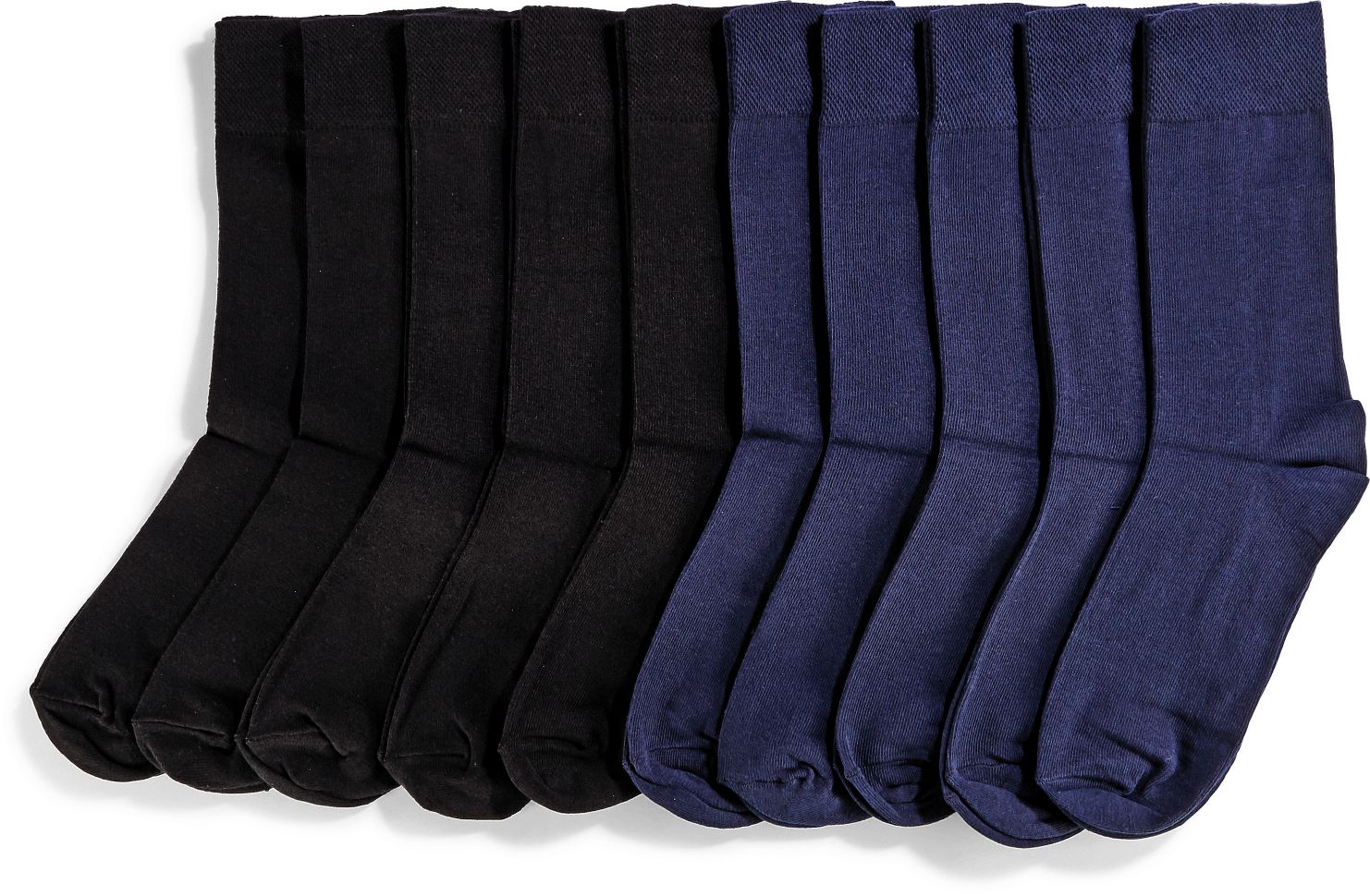 Spirit of colours Herren Socken GOTS 10er - schwarz / marine Gr. 39/42 - Bild 1