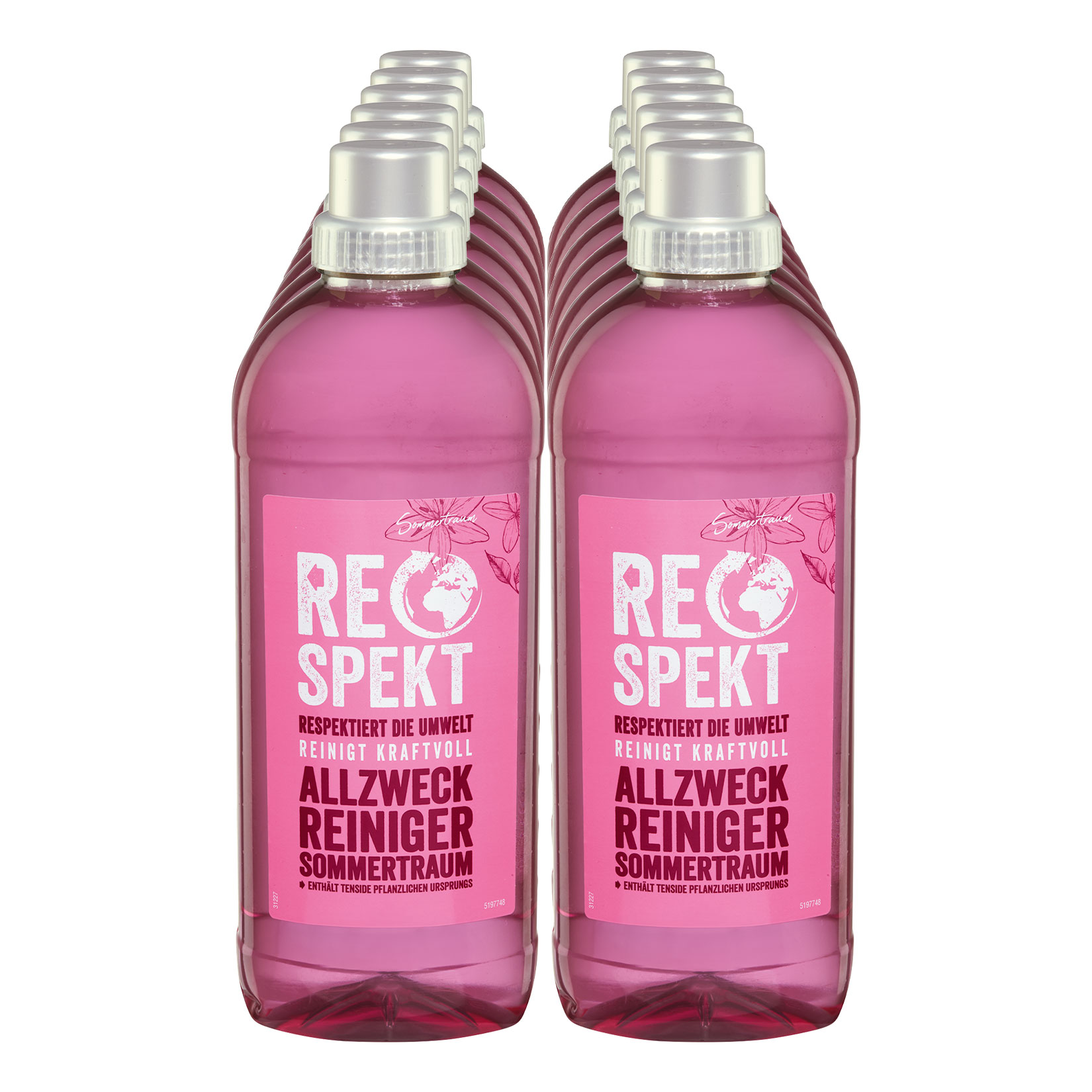 Respekt Allzweckreiniger Sommertraum 1 Liter, 12er Pack - Bild 1
