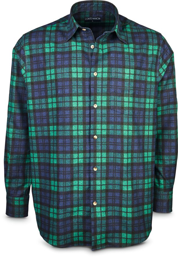 Herren Flanellhemd Gr. M - Bild 1