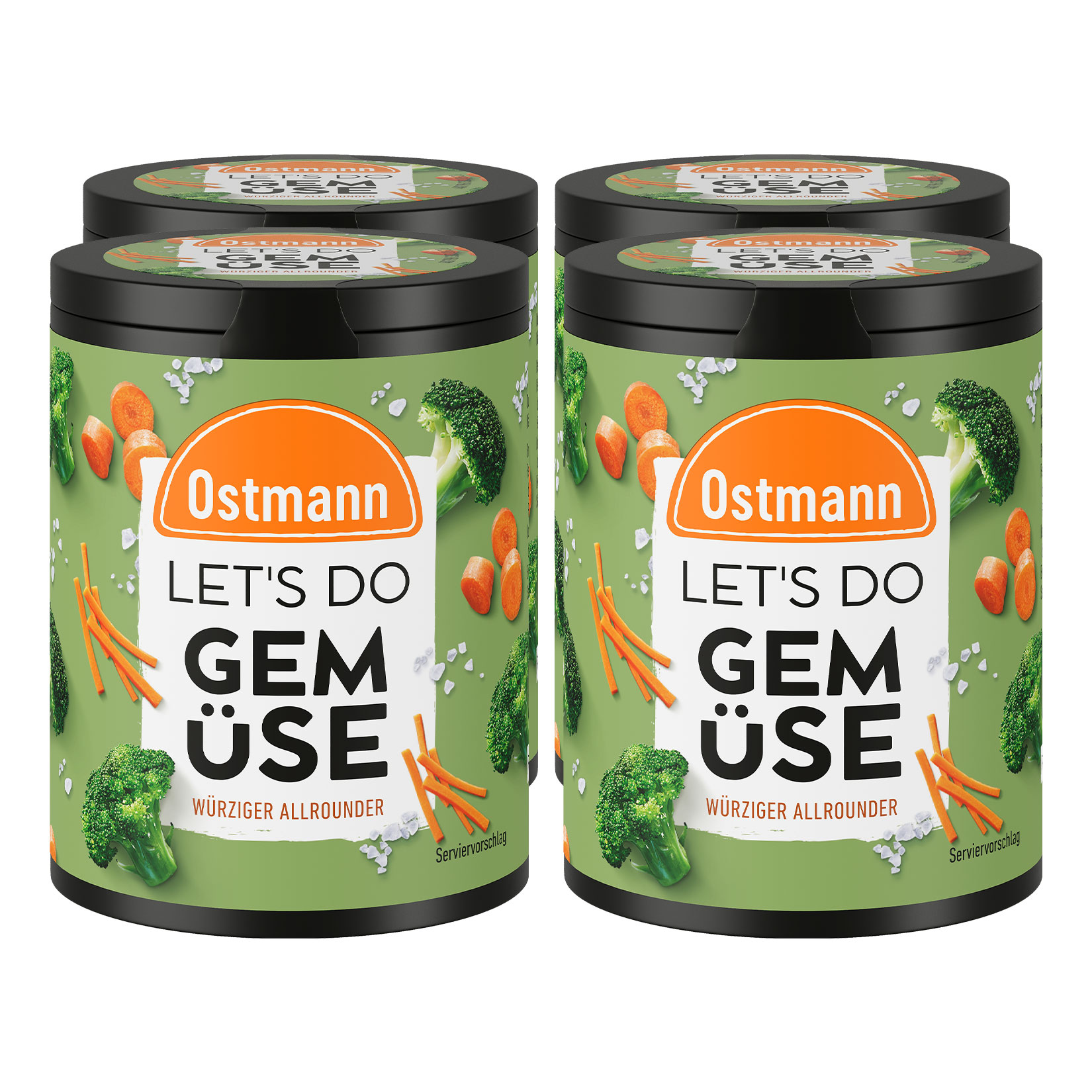 Ostmann Let's Do Gem&uuml;se Allrounder 85 g, 4er Pack - Bild 1