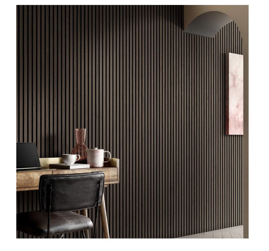 Home Deluxe Akustikpaneel Smoked Oak SONIC – 240 x 40 cm | 04058166428929