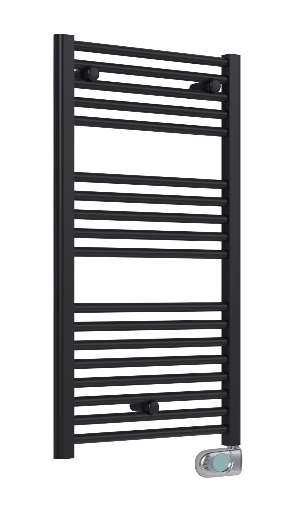 Badezimmer Heizk&ouml;rper E-Innsbruck, Mattschwarz 48x92cm - Bild 1