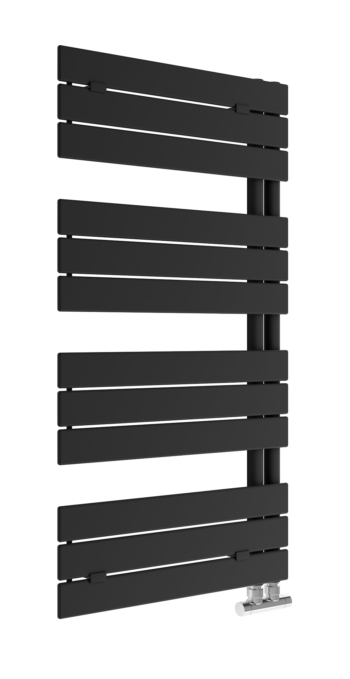 Badezimmer-Heizk&ouml;rper Arezzo, Mattschwarz, 120x60cm - Bild 1