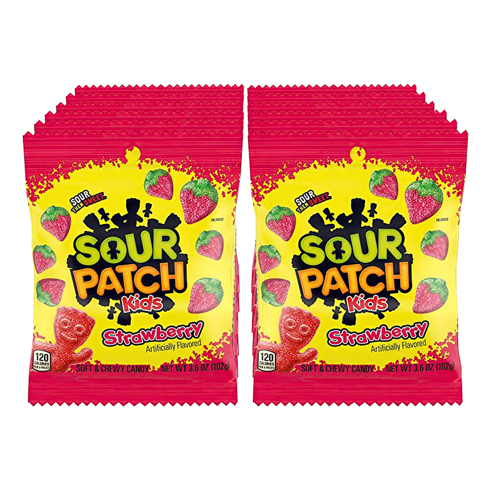 Sour Patch Kids Strawberry 102 g, 12er Pack - Bild 1
