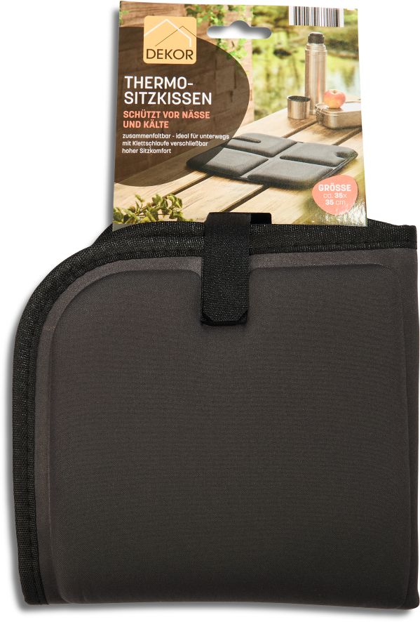 Thermo Sitzkissen - anthrazit - Bild 1