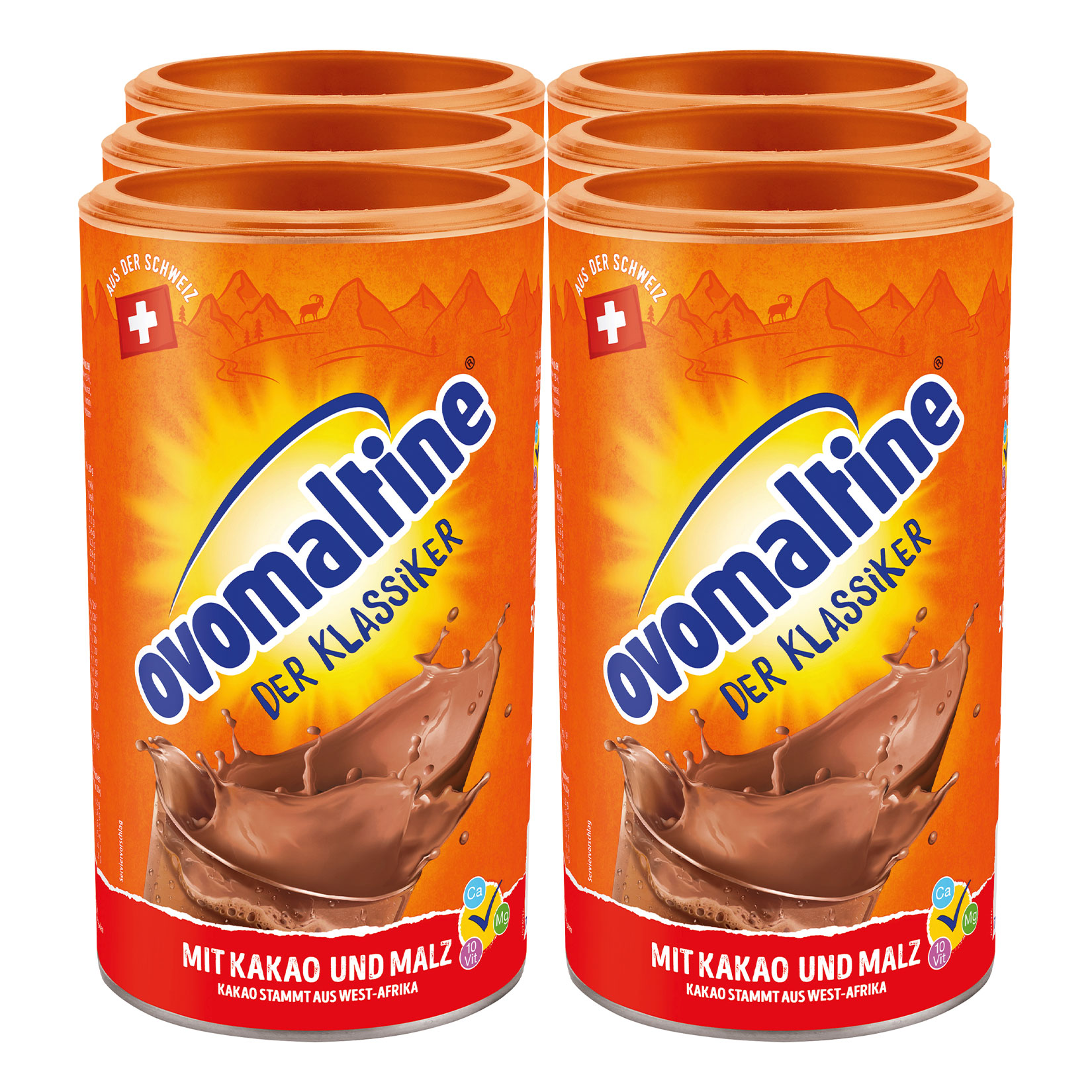 Ovomaltine der Klassiker 500 g, 6er Pack - Bild 1