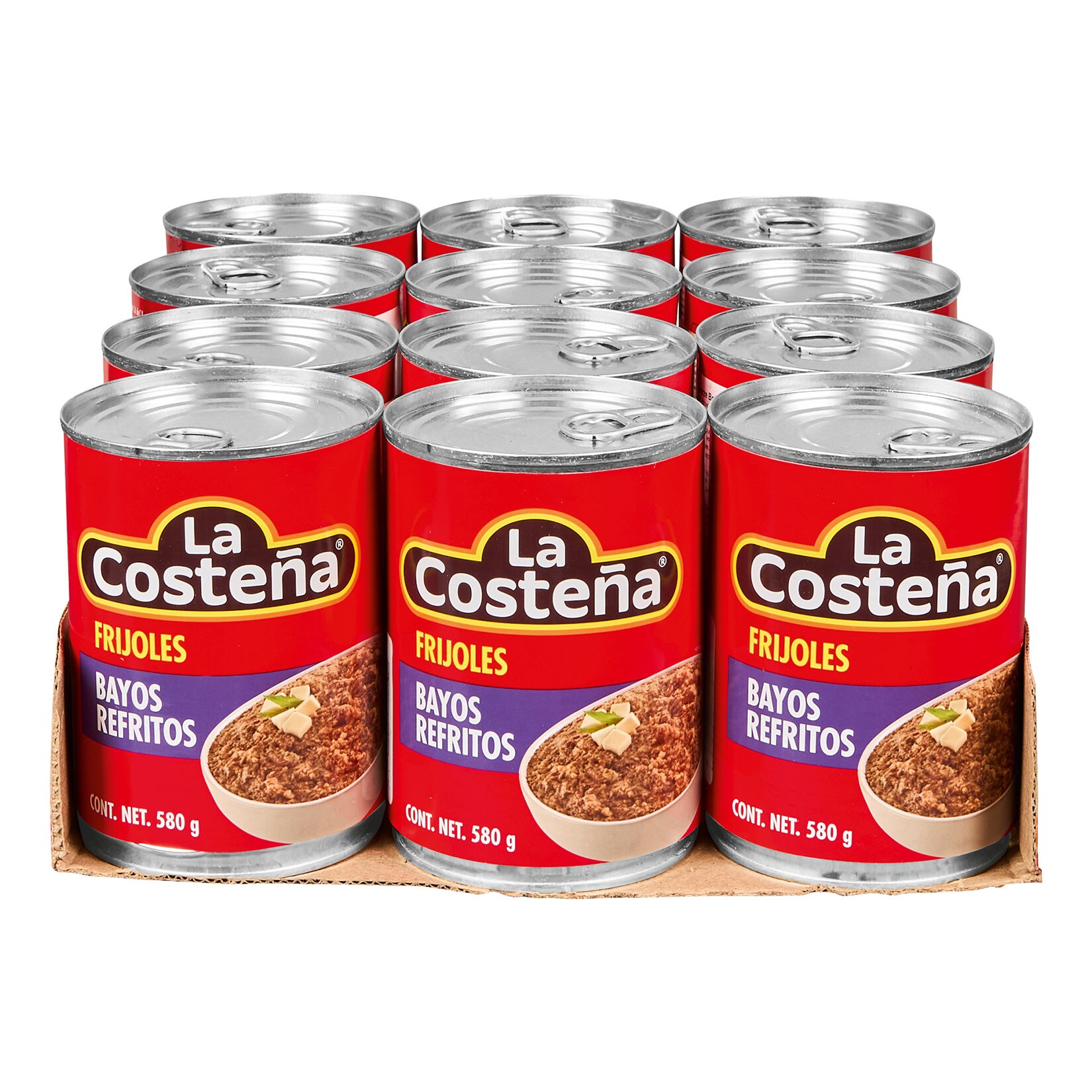 La Costena Bohnenmus braun 580 g, 12er Pack | 04260099739984