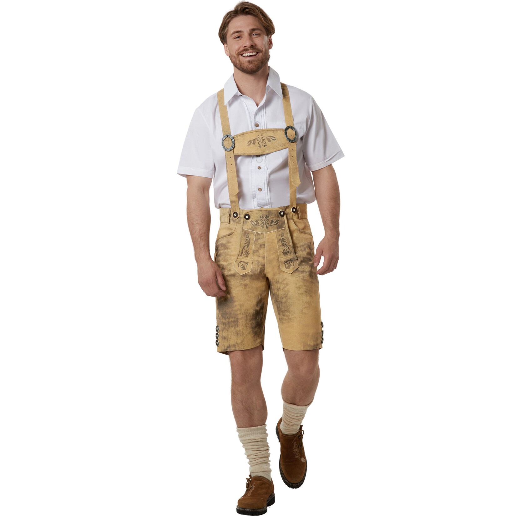 tectake® Kunstlederhose Luis